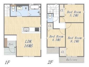 【参考プラン】 Plan：3LDK