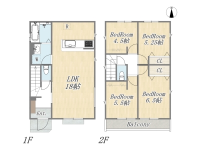 2号棟 【Plan】4LDK+カースペース2台分

太陽光パネル搭載予定