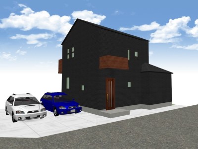 【建物イメージパース】建物参考価格：2000万円
※イメージ画像と実際の物件とは異なる場合がございます。