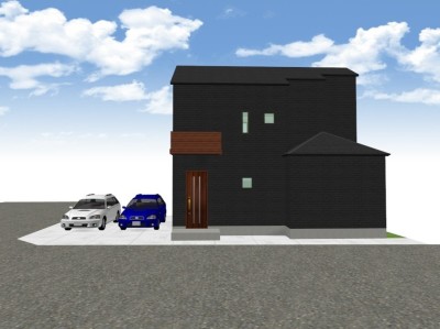 【建物イメージパース】建物参考価格：2000万円
※イメージ画像と実際の物件とは異なる場合がございます。