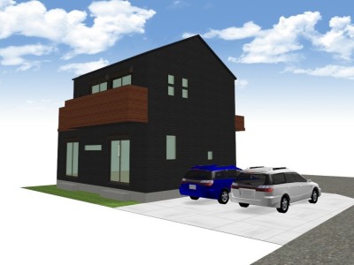 【建物イメージパース】建物参考価格：2000万円
※イメージ画像と実際の物件とは異なる場合がございます。