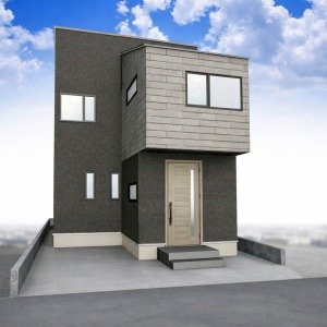 【建物イメージパース：8号棟】