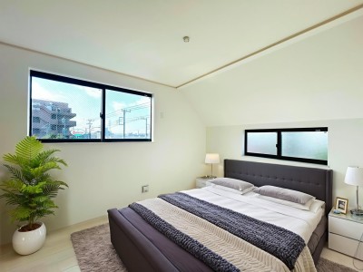 A号棟 【Room：6.12
本画像はCGで作成しており、実際に現地に家具は配置しておりません。また、価格に家具は含まれません。