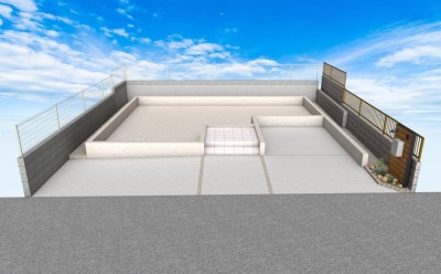 【外構完成イメージパース】
※イメージ画像と実際の物件とは異なる場合がございます。