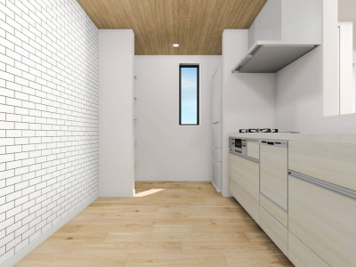 【内観イメージパース：Kitchen】
※イメージ画像と実際の物件とは異なる場合がございます。