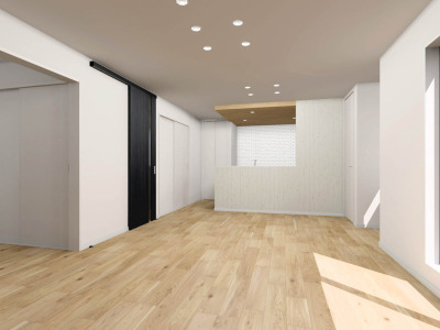 【内観イメージパース：LDK】
※イメージ画像と実際の物件とは異なる場合がございます。