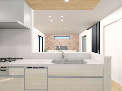 【内観イメージパース：Kitchen】
※イメージ画像と実際の物件とは異なる場合がございます。