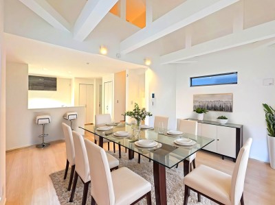 【LDK：17帖】
本画像はCGで作成しており、実際に現地に家具は配置しておりません。また、価格に家具は含まれません。