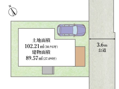 【区画図】 「二子玉川」駅まで徒歩9分の希少な立地に高級住宅街に相応しい設計仕様の邸宅が登場。 間口8.41ｍの整形地で資産性の高い住戸。商業・教育施設が整っている過ごしやすい住環境。