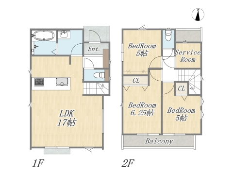 【参考プラン：1号地】3SLDK+カースペース｜建物参考価格：2000万円