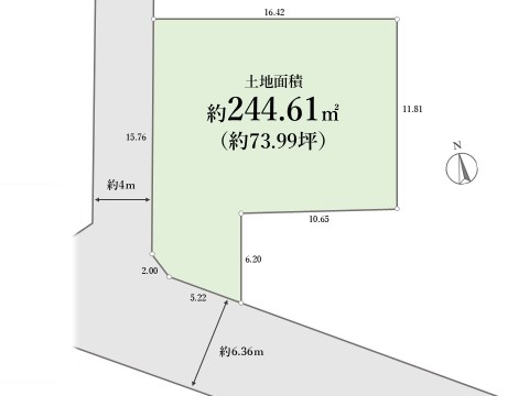 【全体区画図：1区画まとめ】 