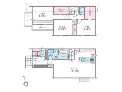 5号棟 【間取り図】