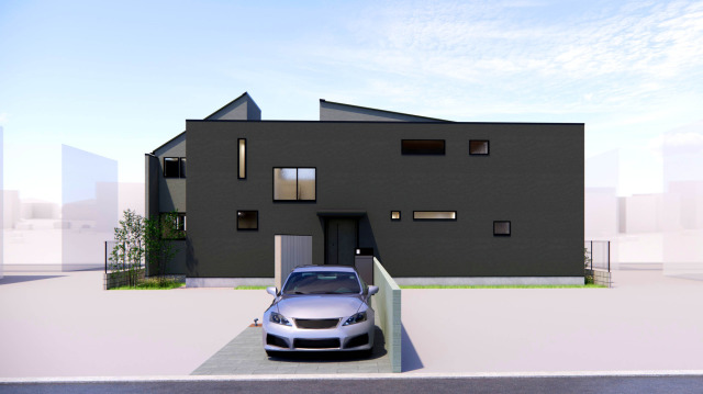 【建物イメージパース：外観】