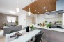 【施工例　リビング】
土地面積140㎡以上！暮らしに合わせたオンリーワンの住まいづくりが実現します。