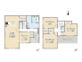 【12号棟】
Plan：4LDK+2WIC+Pantry+ワイドバルコニー+カースペース2台
土地面積：142.01㎡（42.95坪）
建物面積：106.30㎡（32.15坪）