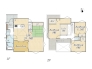 【F号棟】
Plan：3LDK+WIC+Loft+ウッドデッキ+カースペース2台
敷地面積：132.3㎡（40.02坪）
建物面積：106.16㎡(31.81坪)