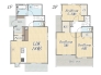 【1号地】
Plan：3LDK+WIC+SIC+Pantry
建物面積：86㎡｜建物参考価格：2000万円