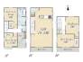 【A号地】
Plan：3LDK
建物面積：99.77㎡｜建物参考価格：1600万円
