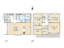 【間取り図】
Plan：4LDK+WIC+SIC+Pantry+カースペース2台
土地面積：104.25m2（31.53坪）
建物面積：97.71m2（29.55坪）