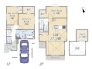 【2号棟】
Plan：1LDK+2S+2WIC+Loft+ビルトインガレージ
土地面積：100.98㎡（30.54坪）
建物面積：99.26㎡（30.02坪）