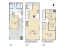 【2号棟】
Plan：2LDK+2S+パントリー+ビルトインガレージ
土地面積：78.16㎡（23.64坪）
建物面積：117.24㎡（35.46坪）