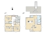 【A号棟】
Plan：3LDK+SIC+ルーフバルコニー+カースペース
土地面積：87.79㎡（26.56坪）
建物面積：97.70㎡(29.55坪)
