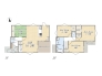 【3号棟】
Plan：4LDK+WIC+ウッドデッキ+カースペース
土地面積：125.35㎡（37.91坪）
建物面積：100.14㎡（30.29坪）