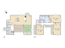 【1号棟】
Plan：4LDK+SIC+ウッドデッキ+カースペース
土地面積：126.88㎡（38.38坪）
建物面積：101.02㎡（30.55坪）