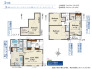 【2号棟】
Plan：3LDK+WIC+Pantry+Loft+ワークスペース+カースペース
敷地面積：104.50㎡（31.61坪）
建物面積：80.43㎡（24.32坪）