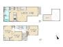 【間取り図】（2号棟）
3LDK+Pantry+Loft+カースペース