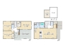 【間取り図】1LDK+2S
