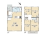【参考プラン】
Plan：4LDK+WIC+カースペース
建物参考価格：1630万円／建物面積：95.64㎡
