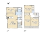 【A号棟】
Plan：4LDK+カースペース2台
土地面積：116.86㎡（35.35坪）
建物面積：95.63㎡（28.92坪）
