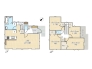 【間取り図】1号棟　4LDK+WIC
