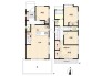 【間取り図】4LDK+小屋裏収納+床下収納
