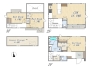 【間取り図】3LDK+WIC+小屋裏収納(6.4帖)