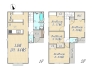 【1号棟：4LDK+WIC+Pantry+小屋裏収納+カースペース】