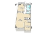 【間取り図】2LDK+WIC
