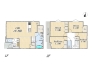 【間取り図】2号棟　2LDK+2S
