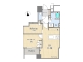 【間取り図】2LDK
