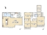 【間取り図】
4号棟　4LDK+WIC+小屋裏収納+カースペース2台可