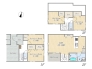 【間取り図】2LDK+2S
