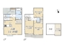 【間取り図】A号棟　3LDK+pantry+Loft+カースペース2台可