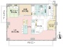 【間取り図】1LDK+WIC
