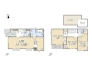 B号棟 【間取り図】2SLDK+Loft+カースペース