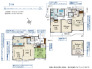 【間取り図】
Plan：4LDK+WIC+Loft+カースペース2台