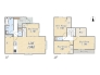 1号棟 【間取り図】4LDK+WIC+SIC+Pantry+カースペース2台