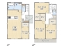 【1号地　参考プラン】
Plan：4LDK+3WIC+Pantry+カースペース2台
建物参考価格：1903万円
建物面積：97.70㎡
