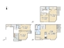 【F号地　参考プラン】
4LDK+Pantry+ビルトインガレージ
建物参考価格：2000万円
建物面積：123㎡
