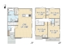 【間取り図】4LDK+WIC+Pantry+カースペース2台